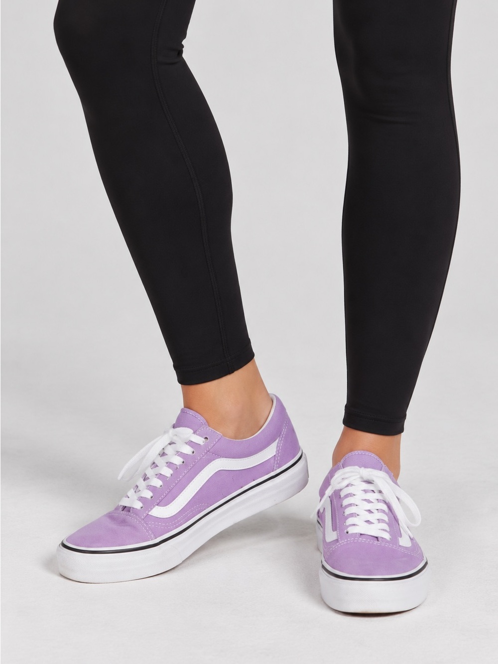 Vans Old Skool Lilac Purple Suede Canvas Sneakers